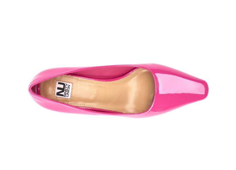Blink, Square Toe Pump On A Architectural Heel
