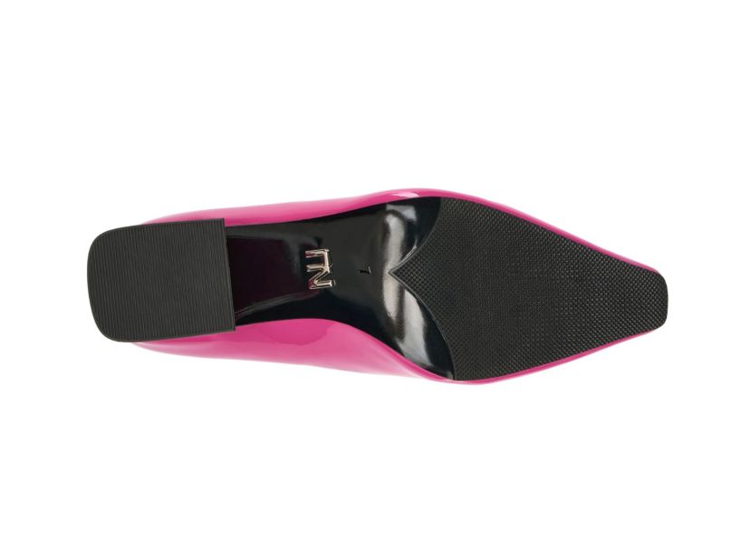 Blink, Square Toe Pump On A Architectural Heel