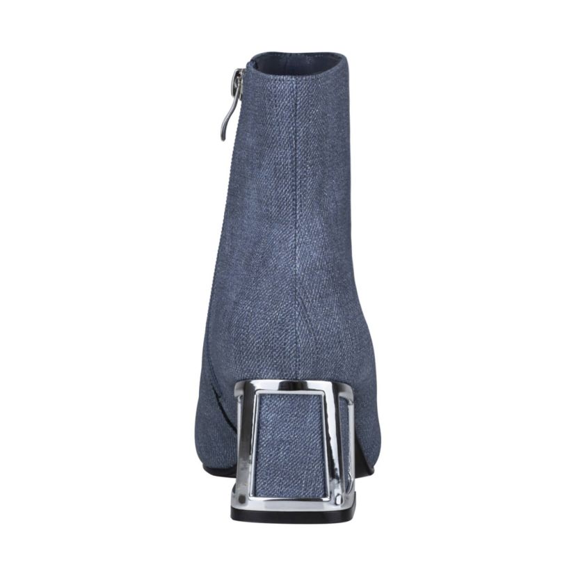 Brooke, Metallic Block Heel Ankle Bootie