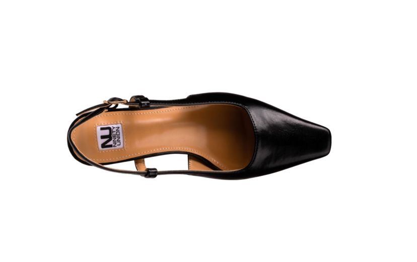 Blake, Metallic Block Heel Slingback