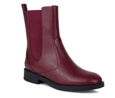 Ninety Union Women's Cassidy Stretch Chelsea Bootie, Burgundy, 11M