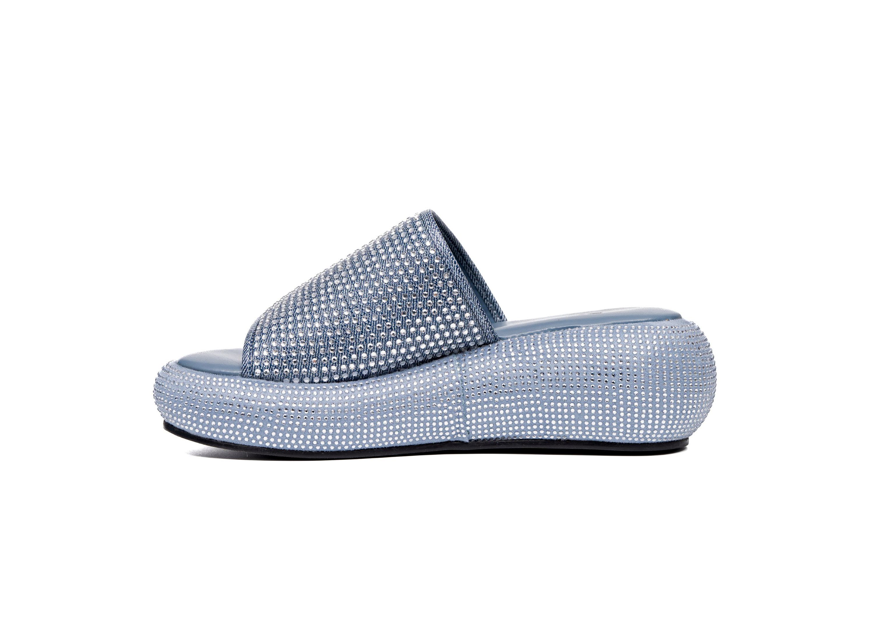 Bling, Rhinestone Platform Sandal