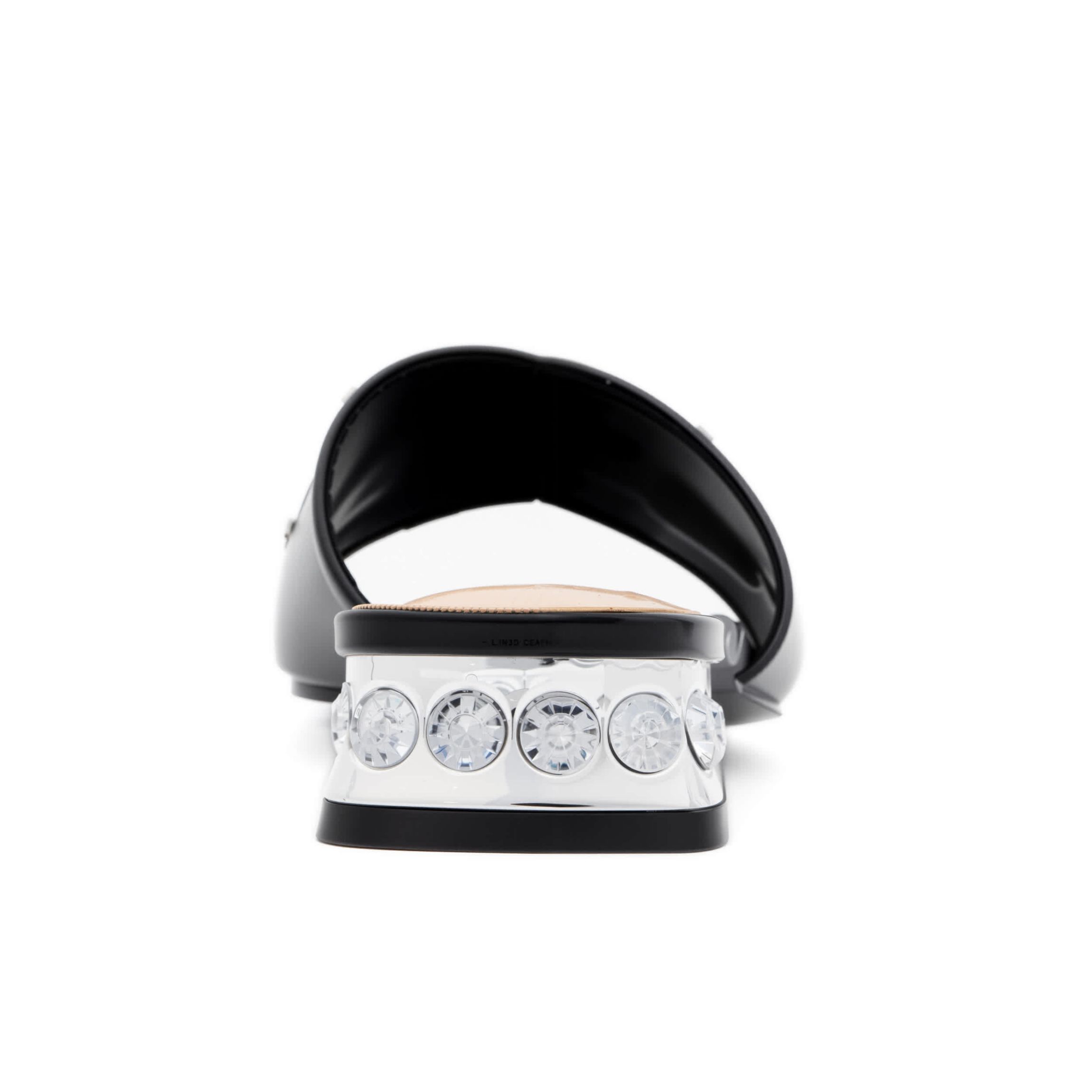 Charm, Jewel Heel Slide With Large Jewel Ornament