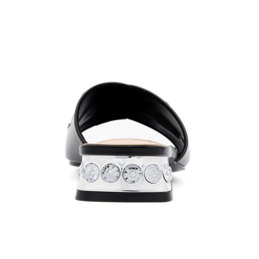 Charm, Jewel Heel Slide With Large Jewel Ornament