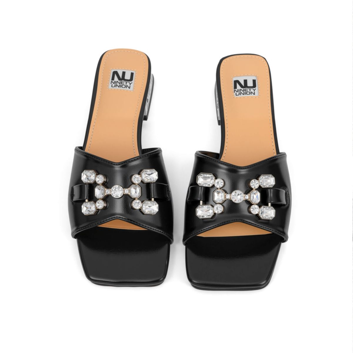 Charm, Jewel Heel Slide With Large Jewel Ornament