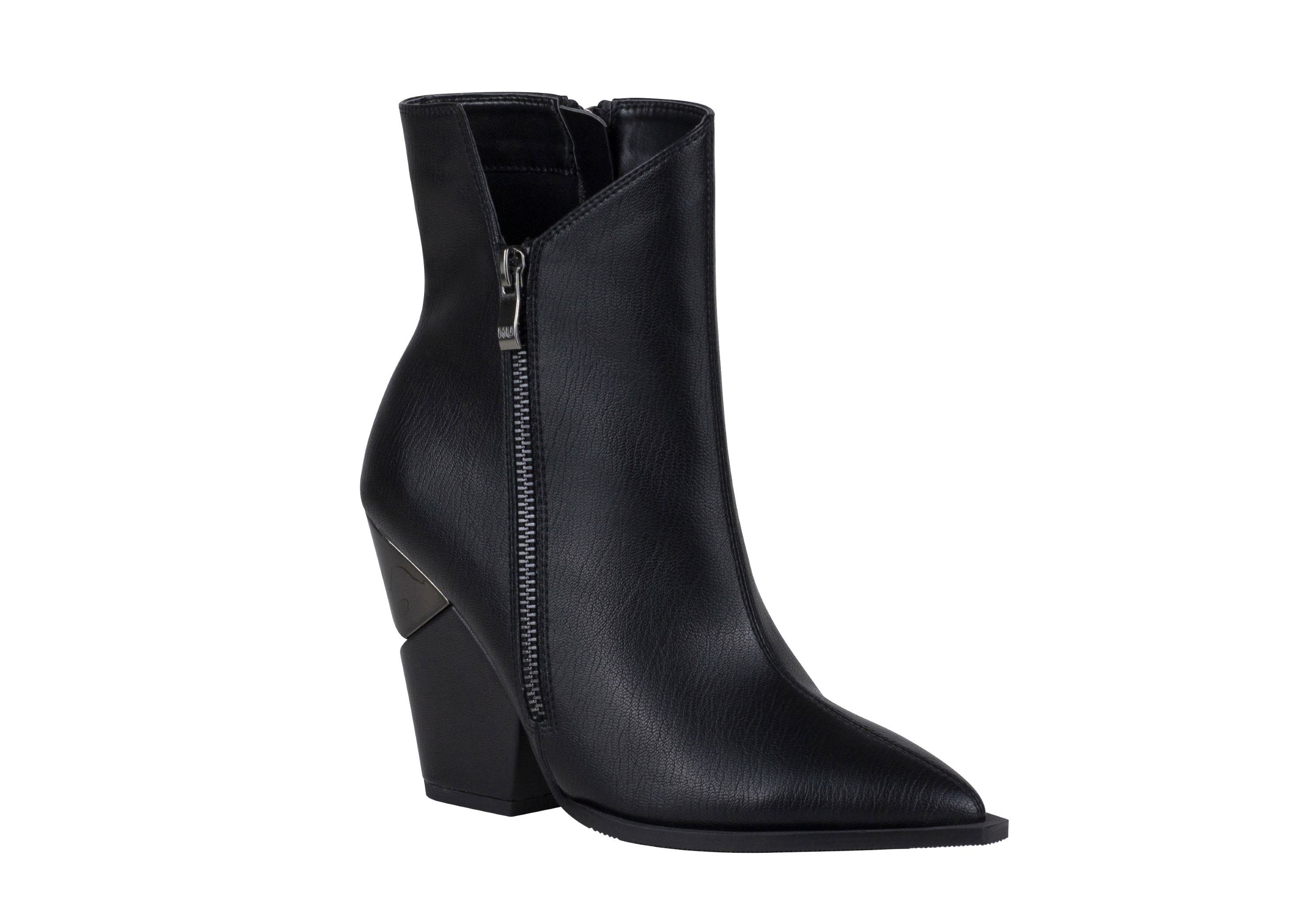 Galaxy, Side Zipper Metal Heel Bootie