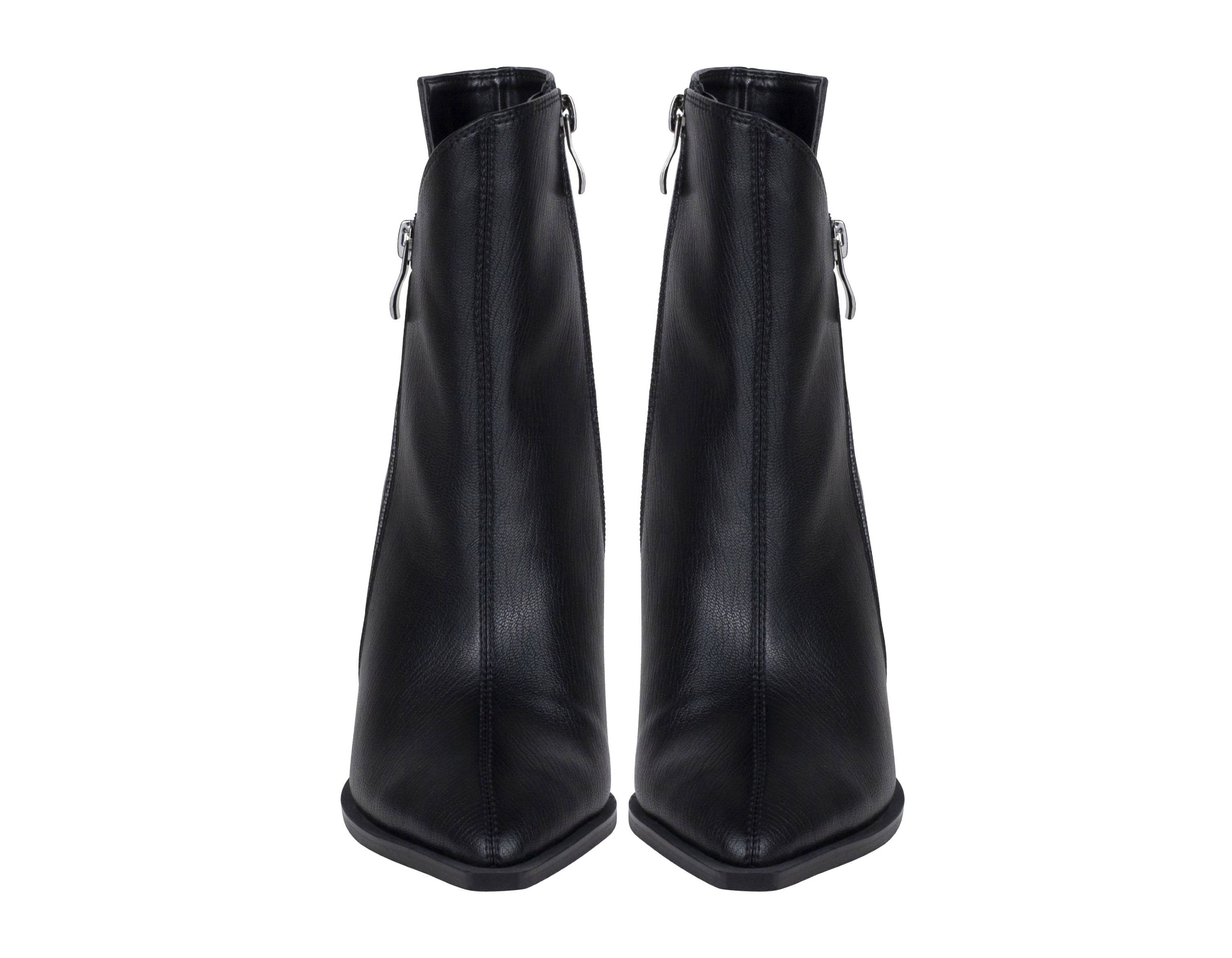 Galaxy, Side Zipper Metal Heel Bootie