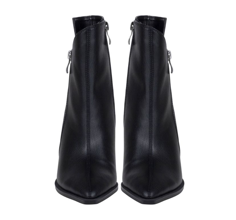Galaxy, Side Zipper Metal Heel Bootie
