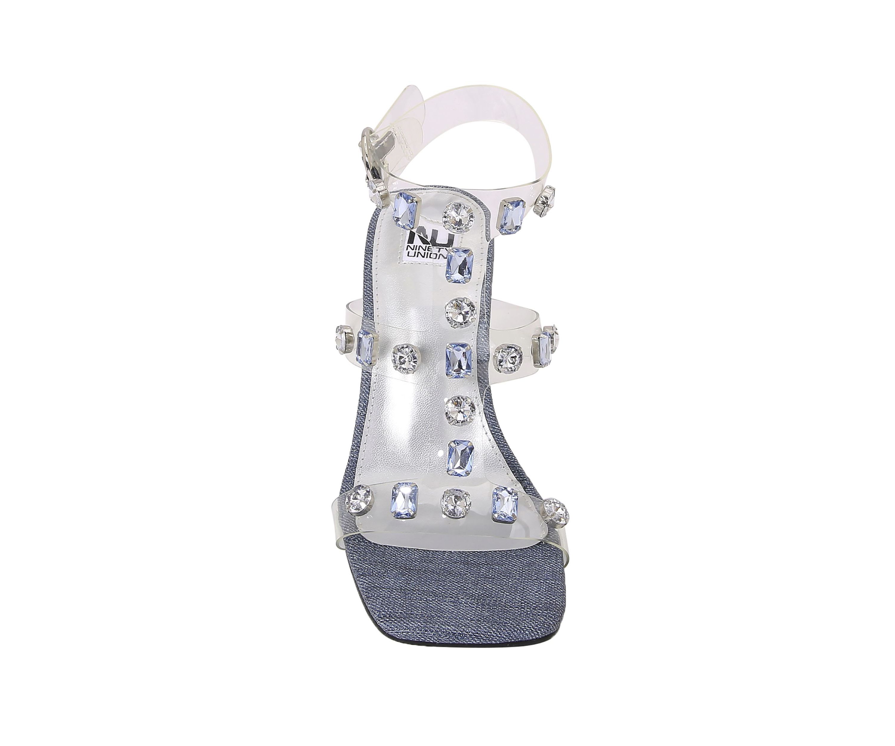 Gem, Metal Heel Jewel Sandal