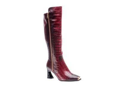 Ninety Union Women's London Tall Croco-Printed High Heel Boot, 5M