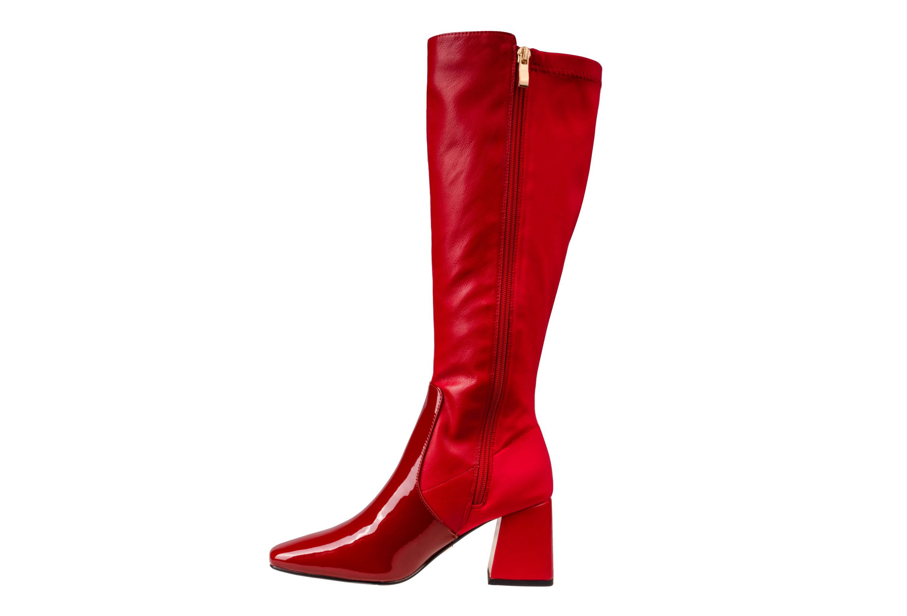 Lexington, Metal Insert, Block Heel, Tall Boot