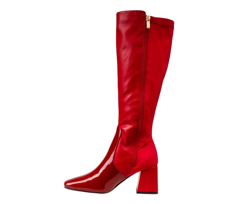 Lexington, Metal Insert, Block Heel, Tall Boot