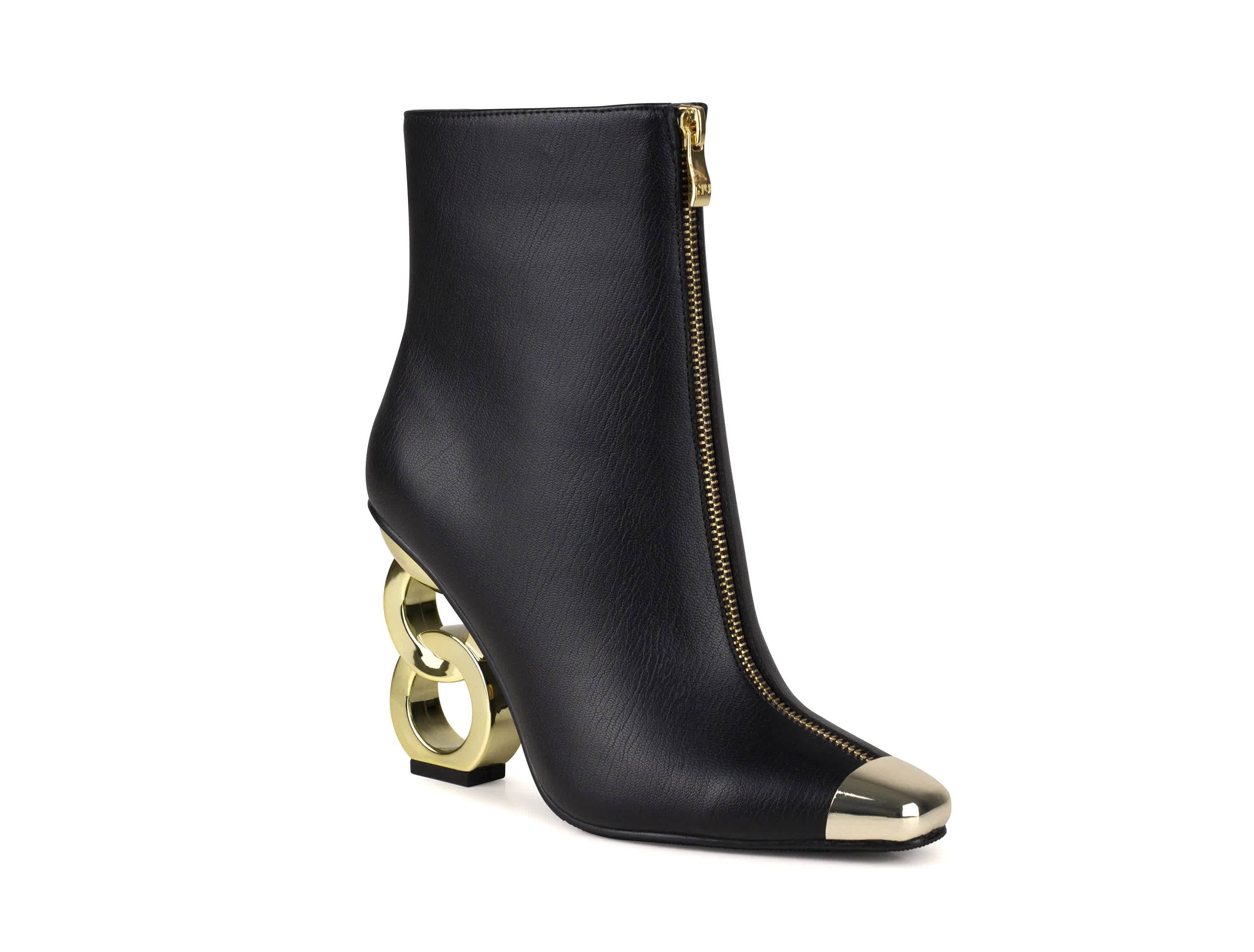 Lovely, Double Circle Heel Bootie
