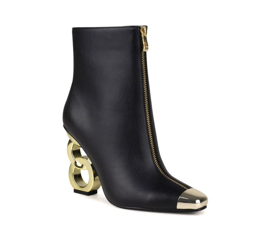 Lovely, Double Circle Heel Bootie