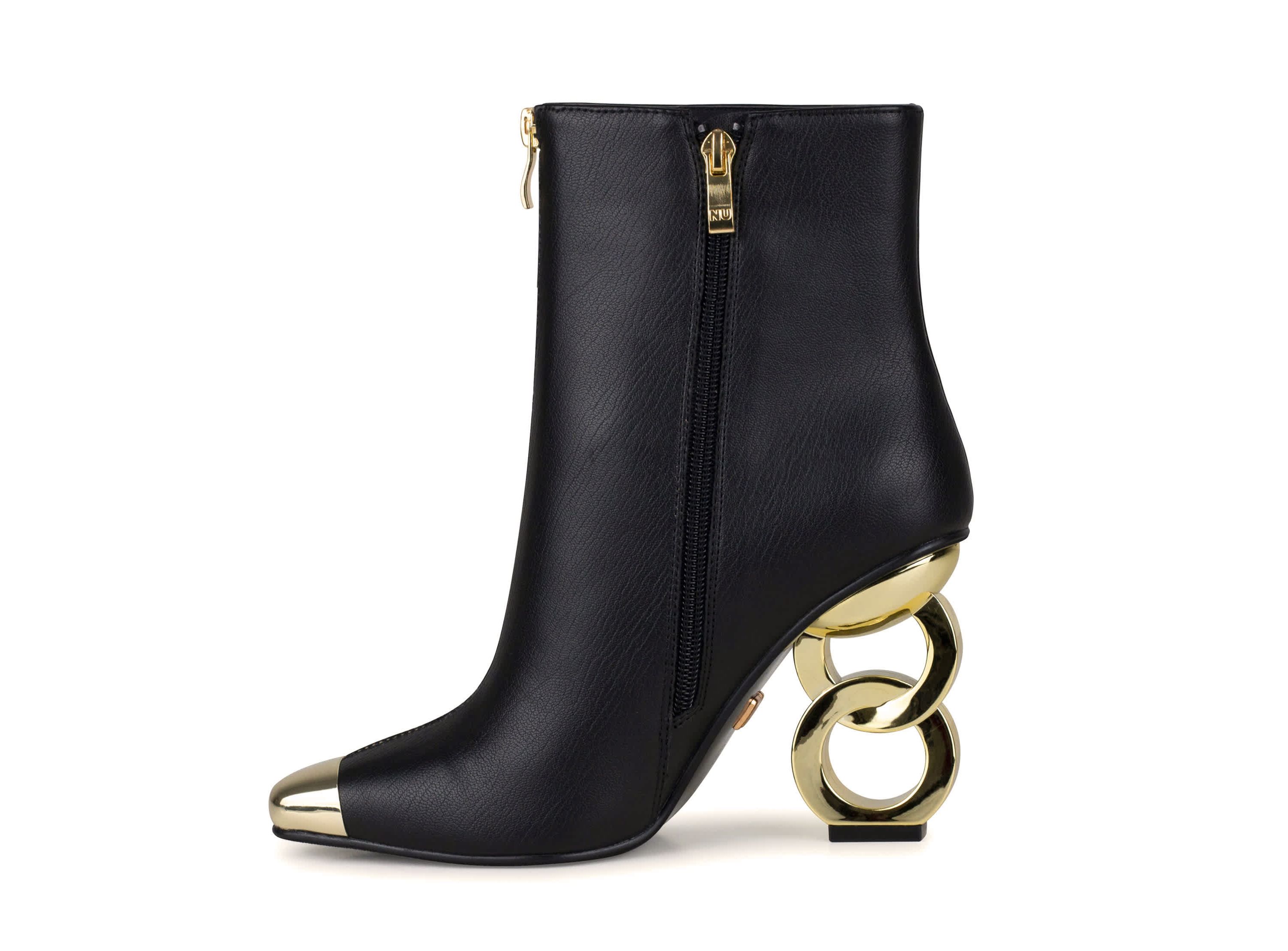 Lovely, Double Circle Heel Bootie