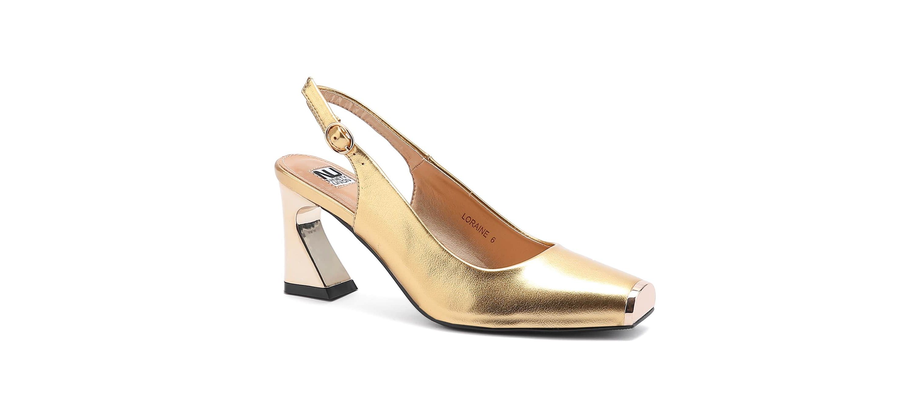 Loraine, Metal Heel Slingback