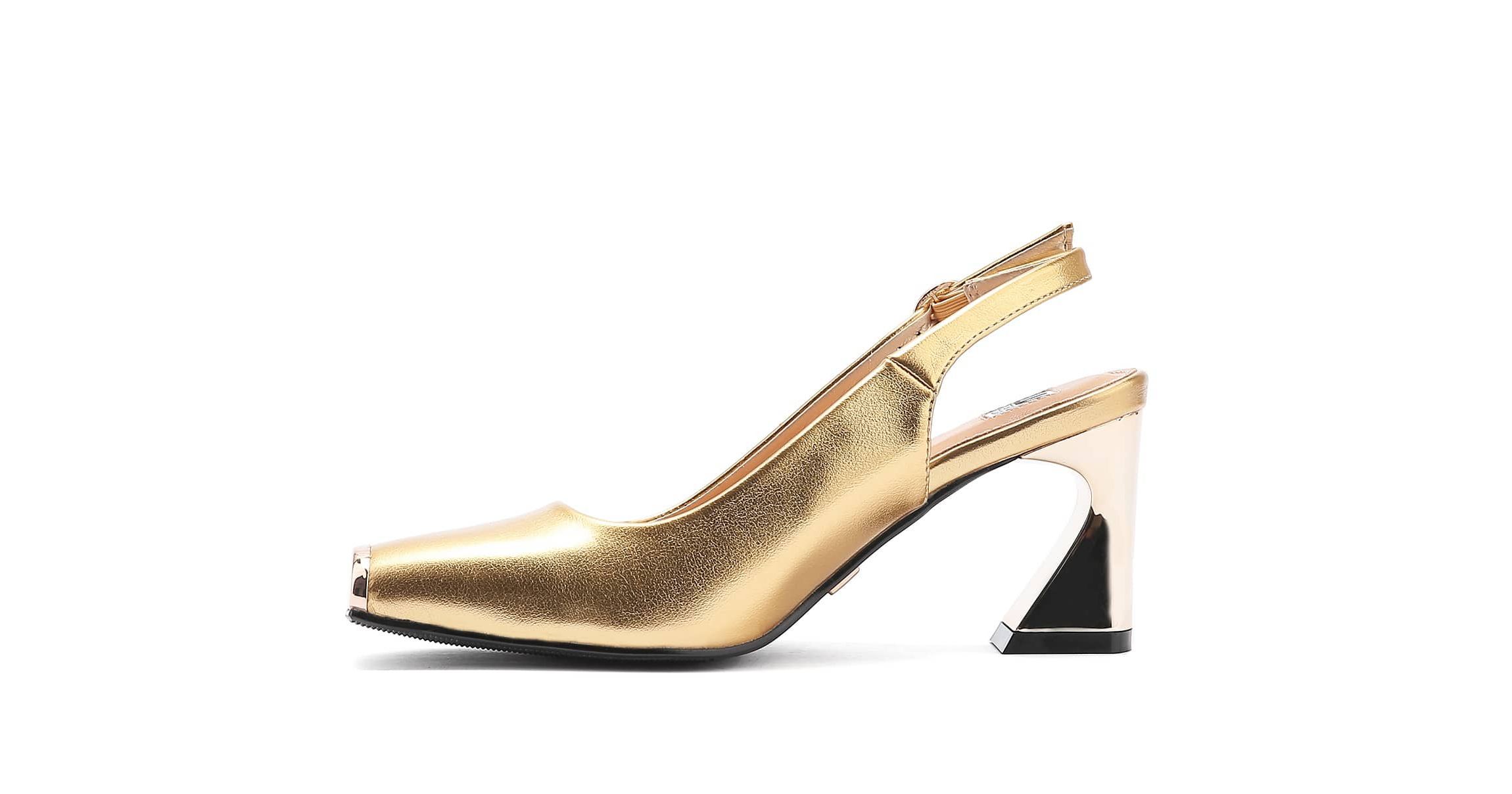 Loraine, Metal Heel Slingback
