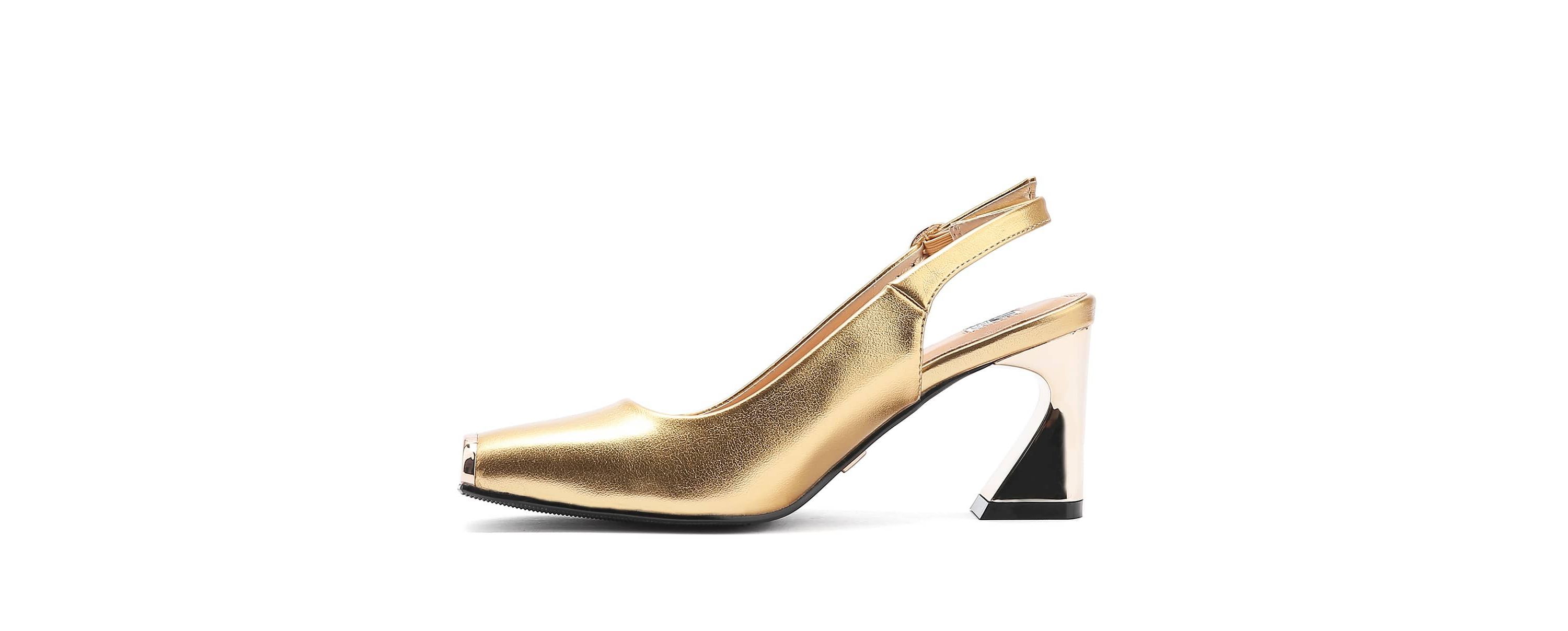 Loraine, Metal Heel Slingback