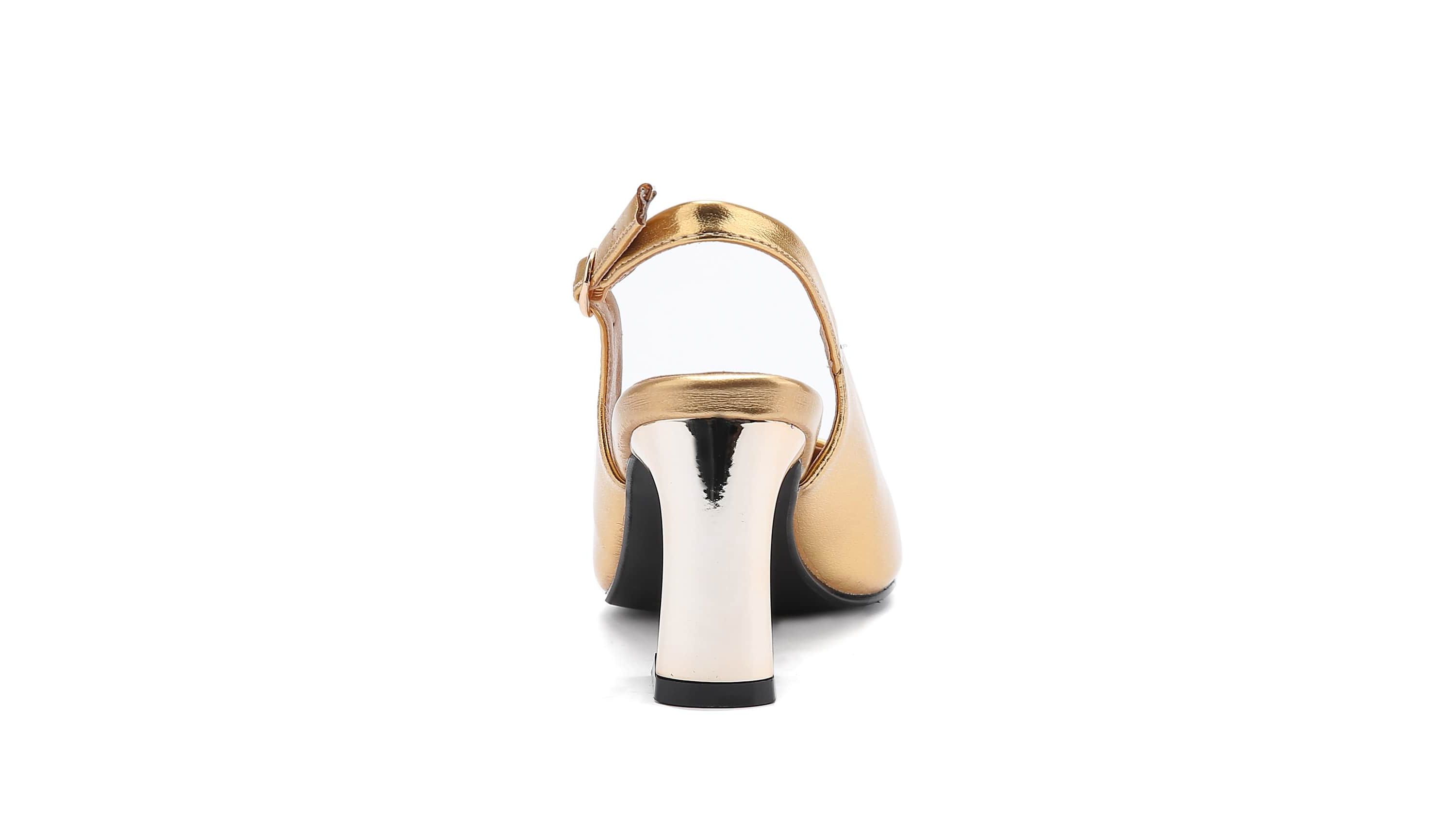 Loraine, Metal Heel Slingback