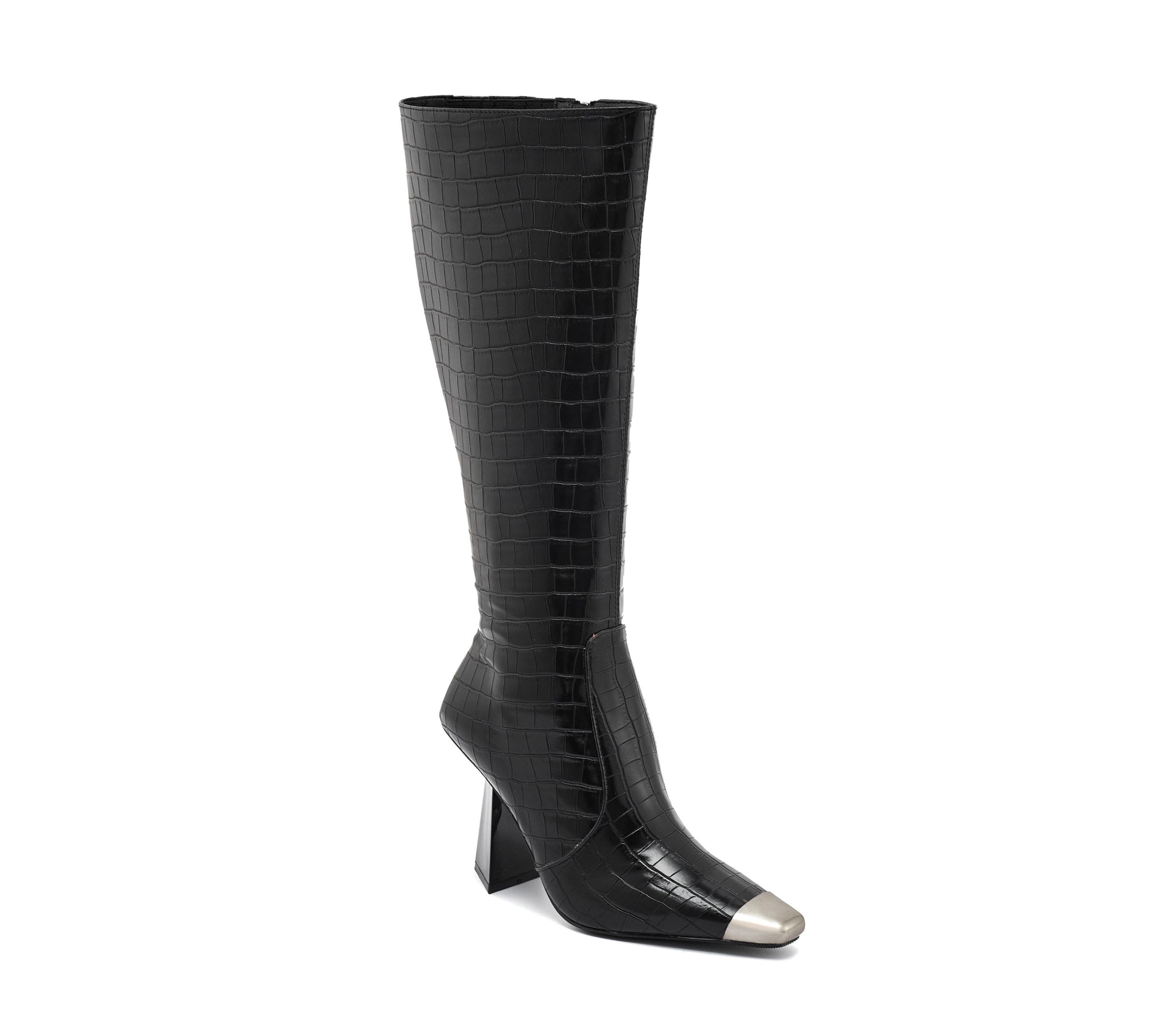 Jada, Metal Heel Cap Toe Tall Boot