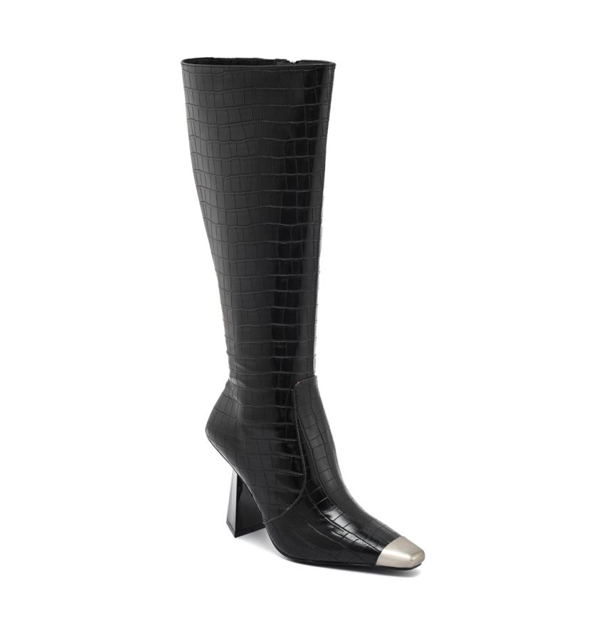 Jada, Metal Heel Cap Toe Tall Boot