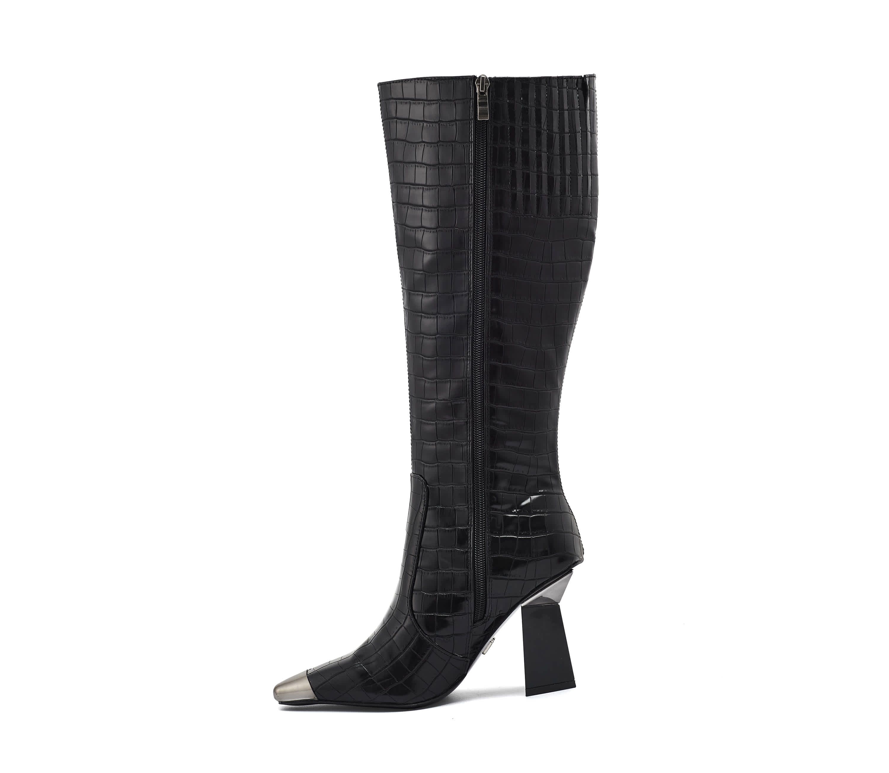 Jada, Metal Heel Cap Toe Tall Boot