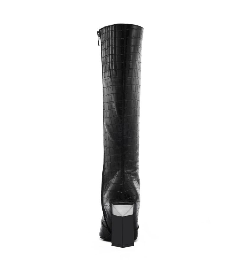 Jada, Metal Heel Cap Toe Tall Boot