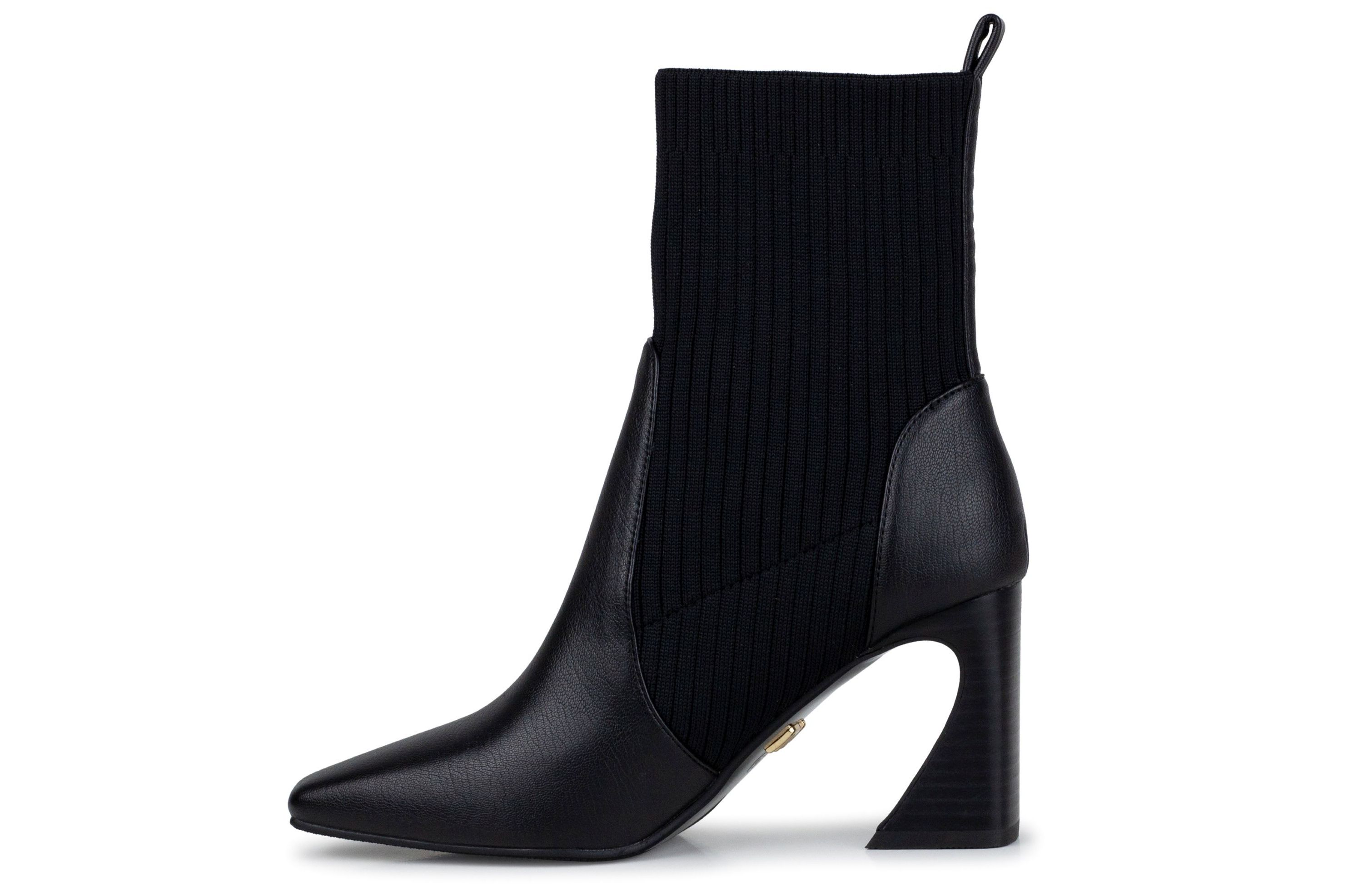 Lexi, Knit & Napa Bootie