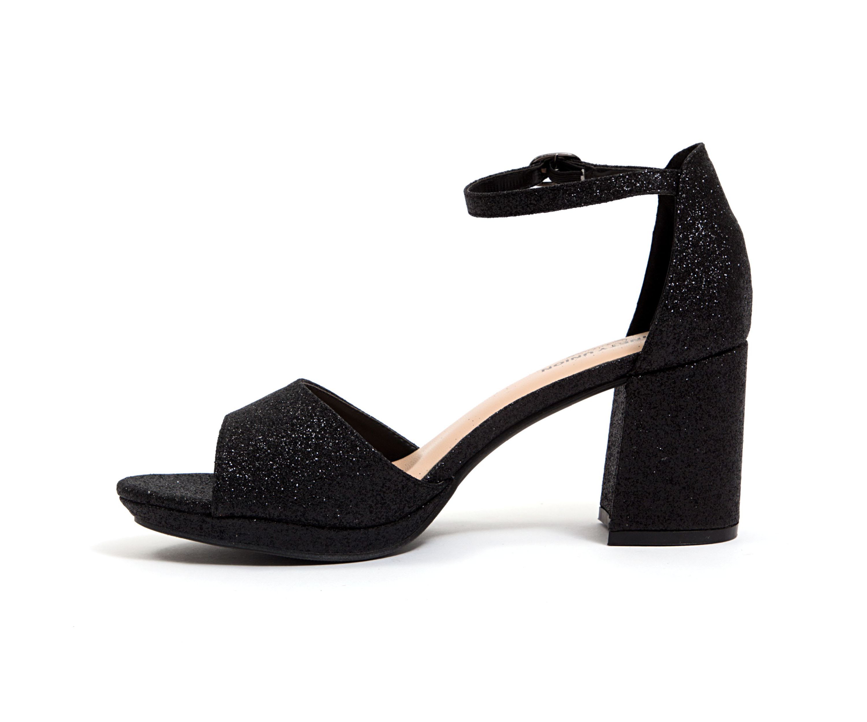 Jazzy, Small Platform, Mid Heel Glitz Pump