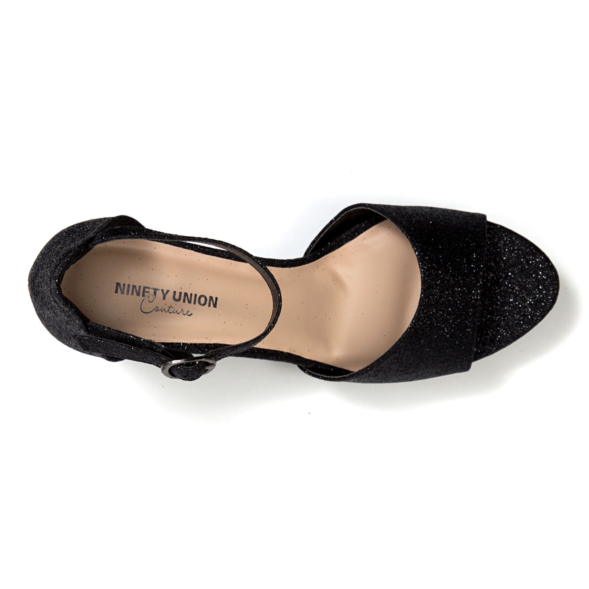 Jazzy, Small Platform, Mid Heel Glitz Pump