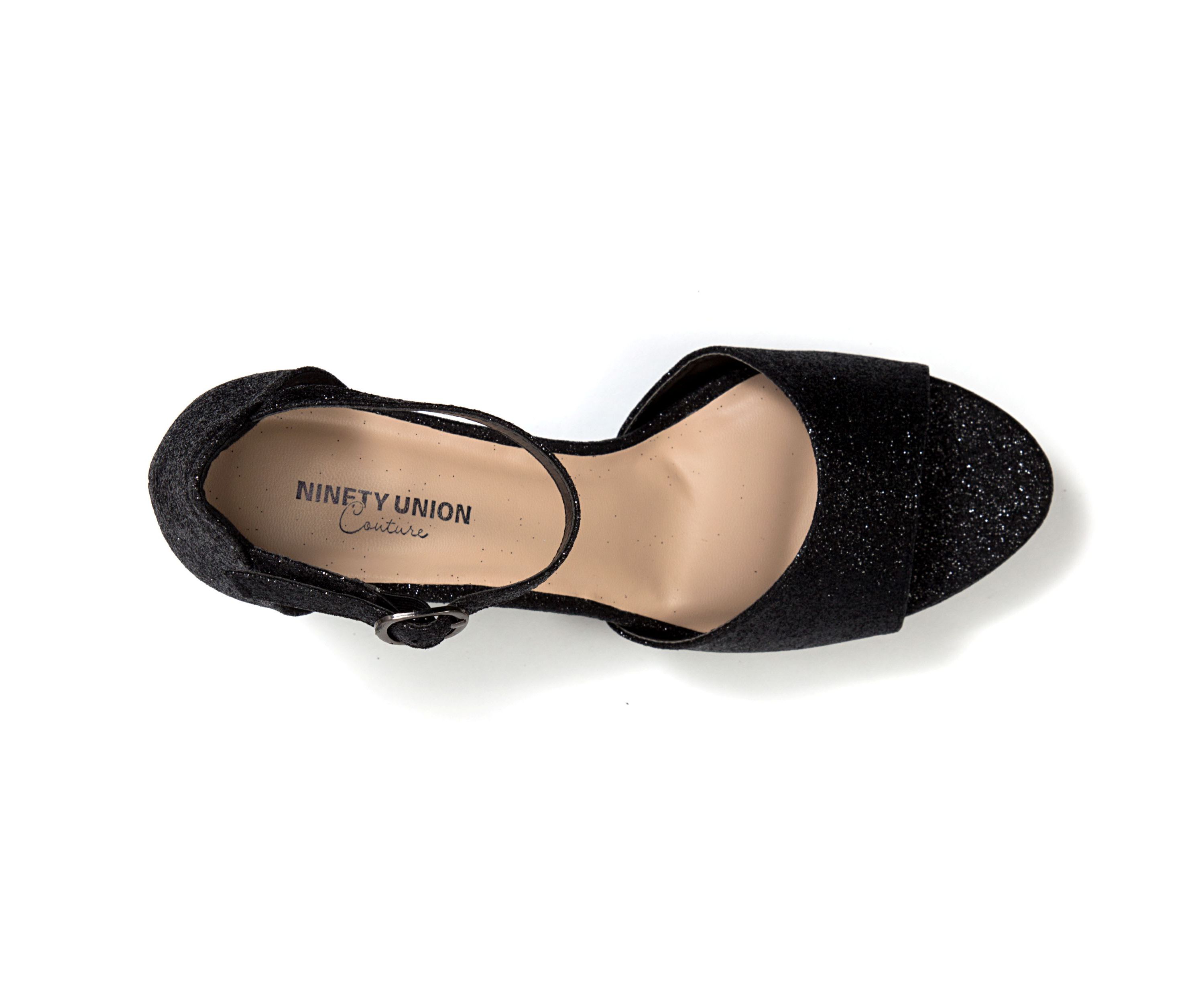 Jazzy, Small Platform, Mid Heel Glitz Pump