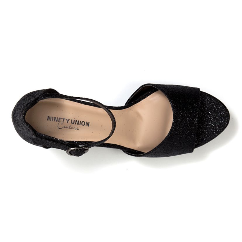 Jazzy, Small Platform, Mid Heel Glitz Pump