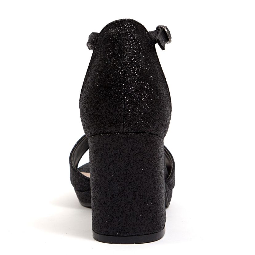 Jazzy, Small Platform, Mid Heel Glitz Pump