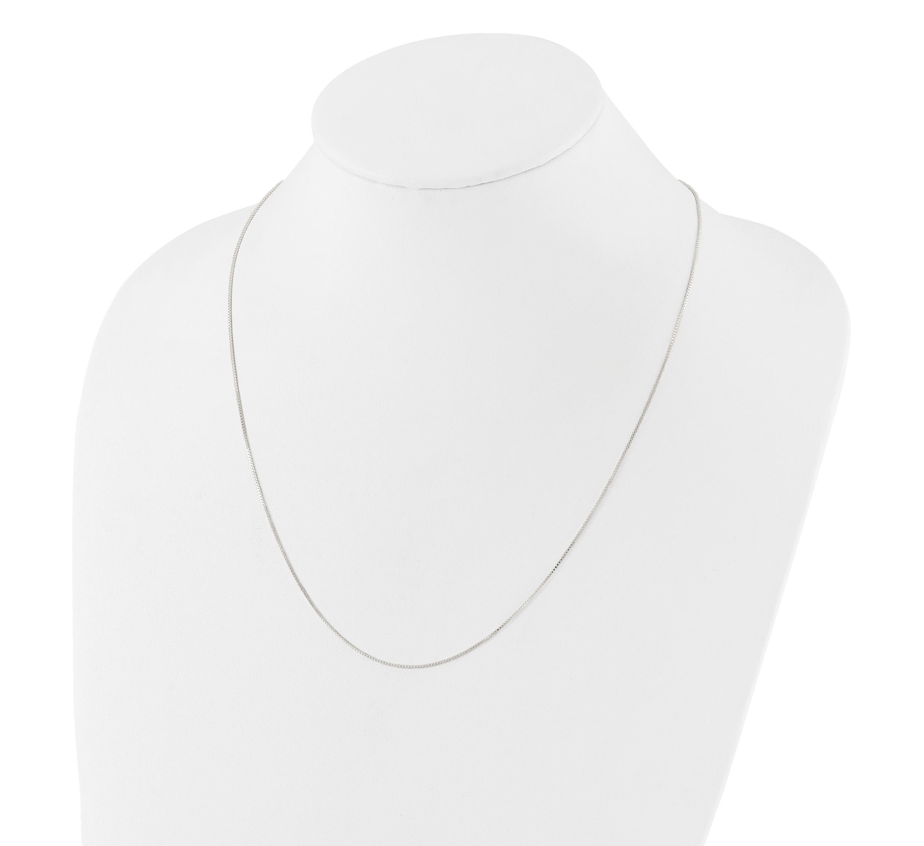 Sterling Silver Polished Adjustable Necklace