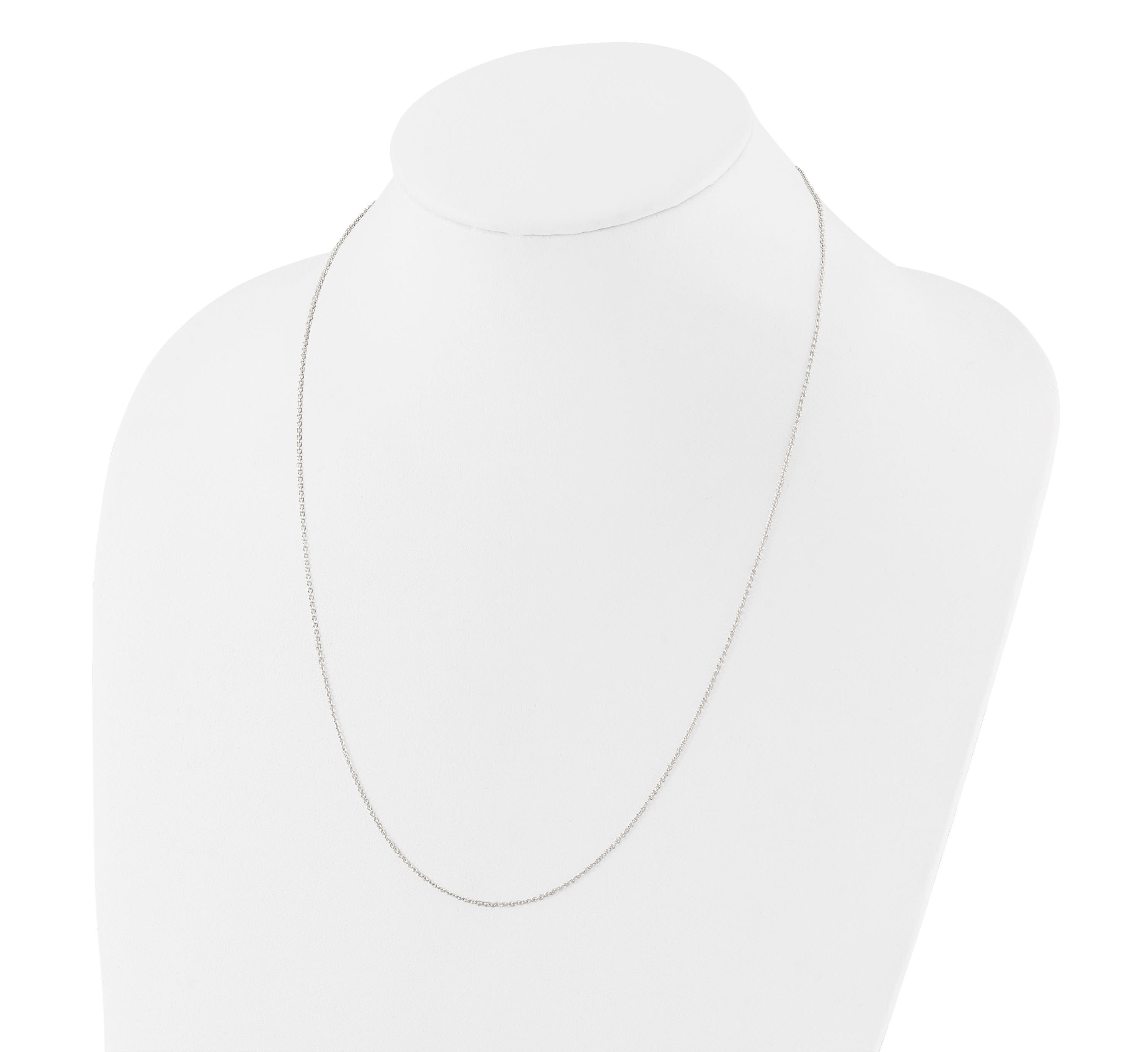 Sterling Silver Polished Adjustable Necklace