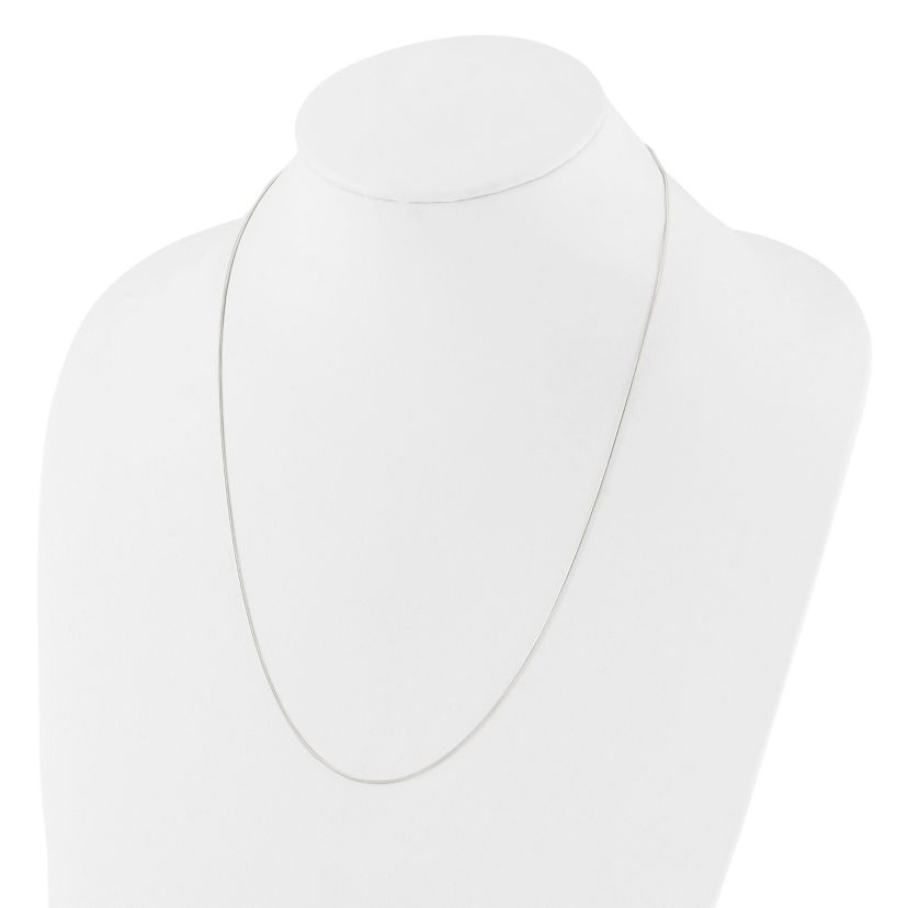Sterling Silver Polished Adjustable Necklace