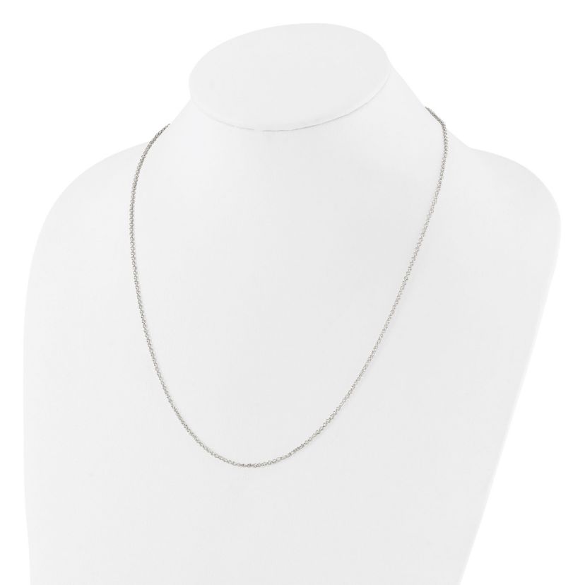 Sterling Silver Polished Adjustable Necklace