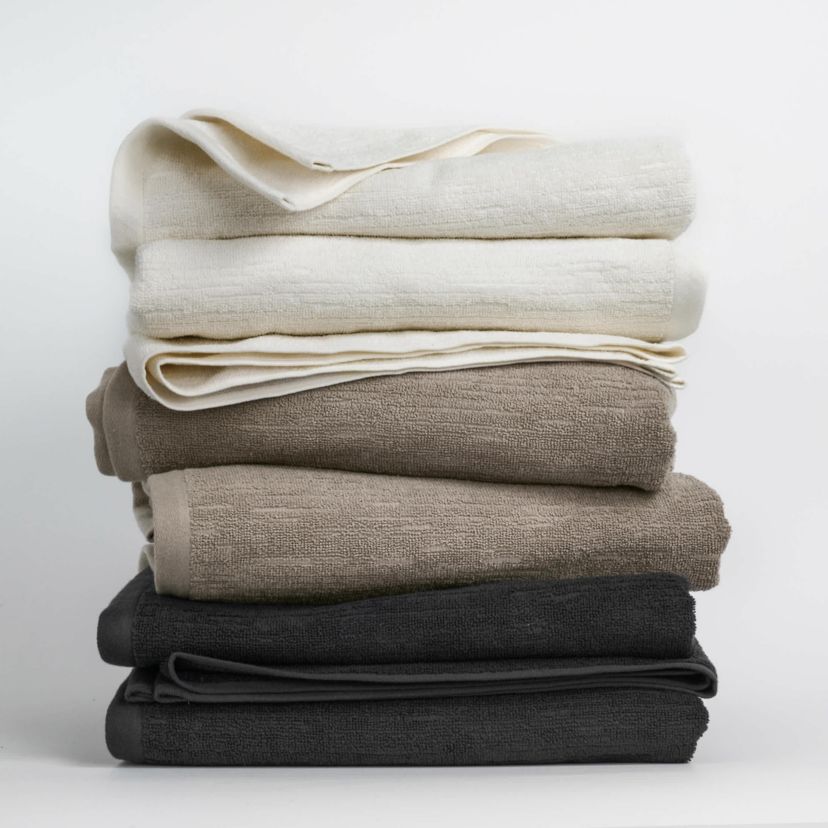 Denbrook Jacquard Texture Bath Towel Set