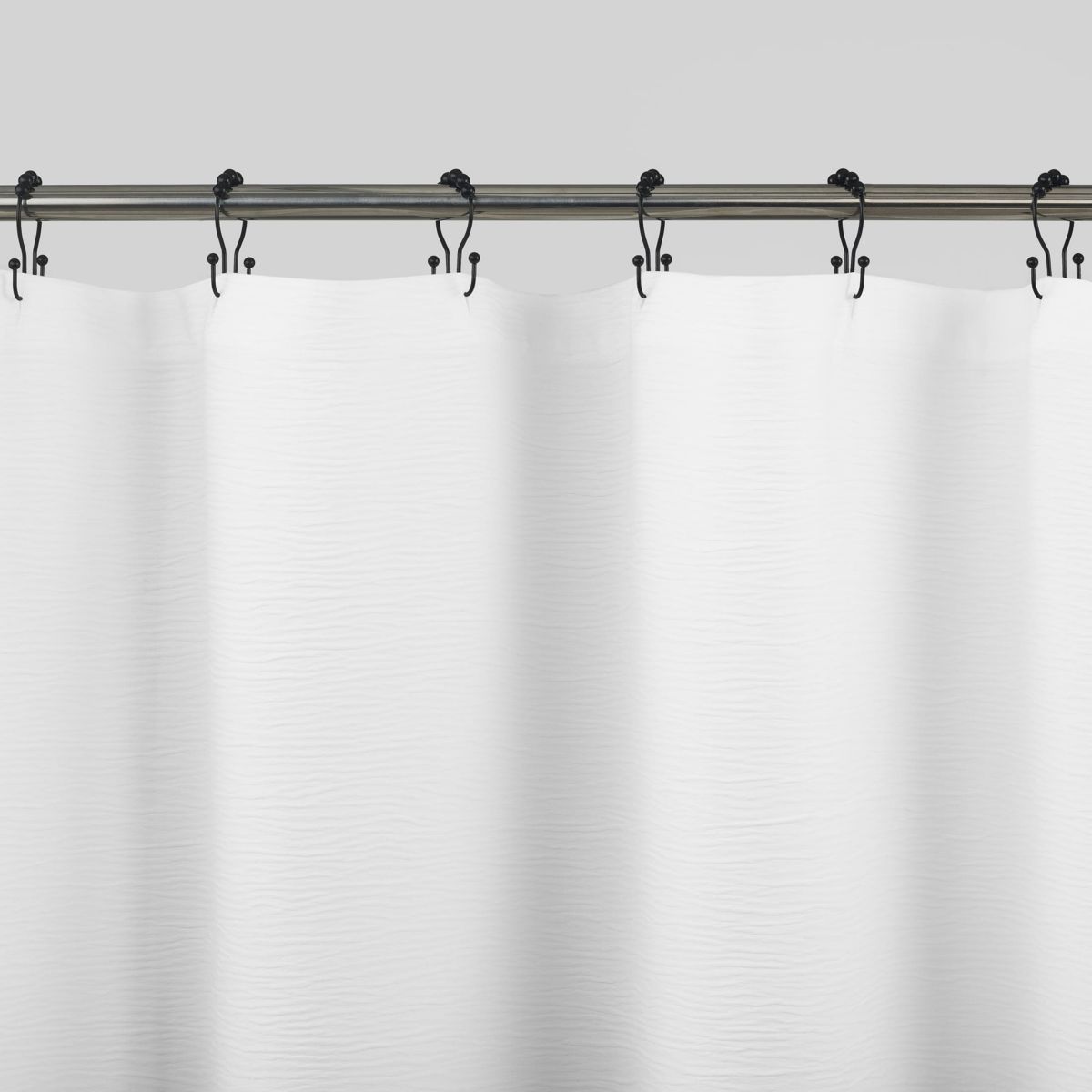 Merrow Puckered Wave Buttonhole Shower Curtain