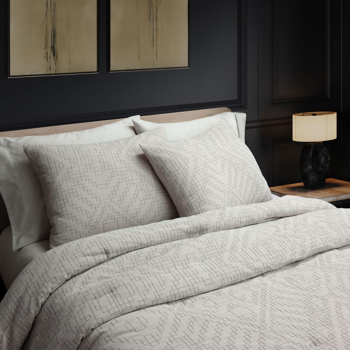 Veyre Global Geometric Comforter Set