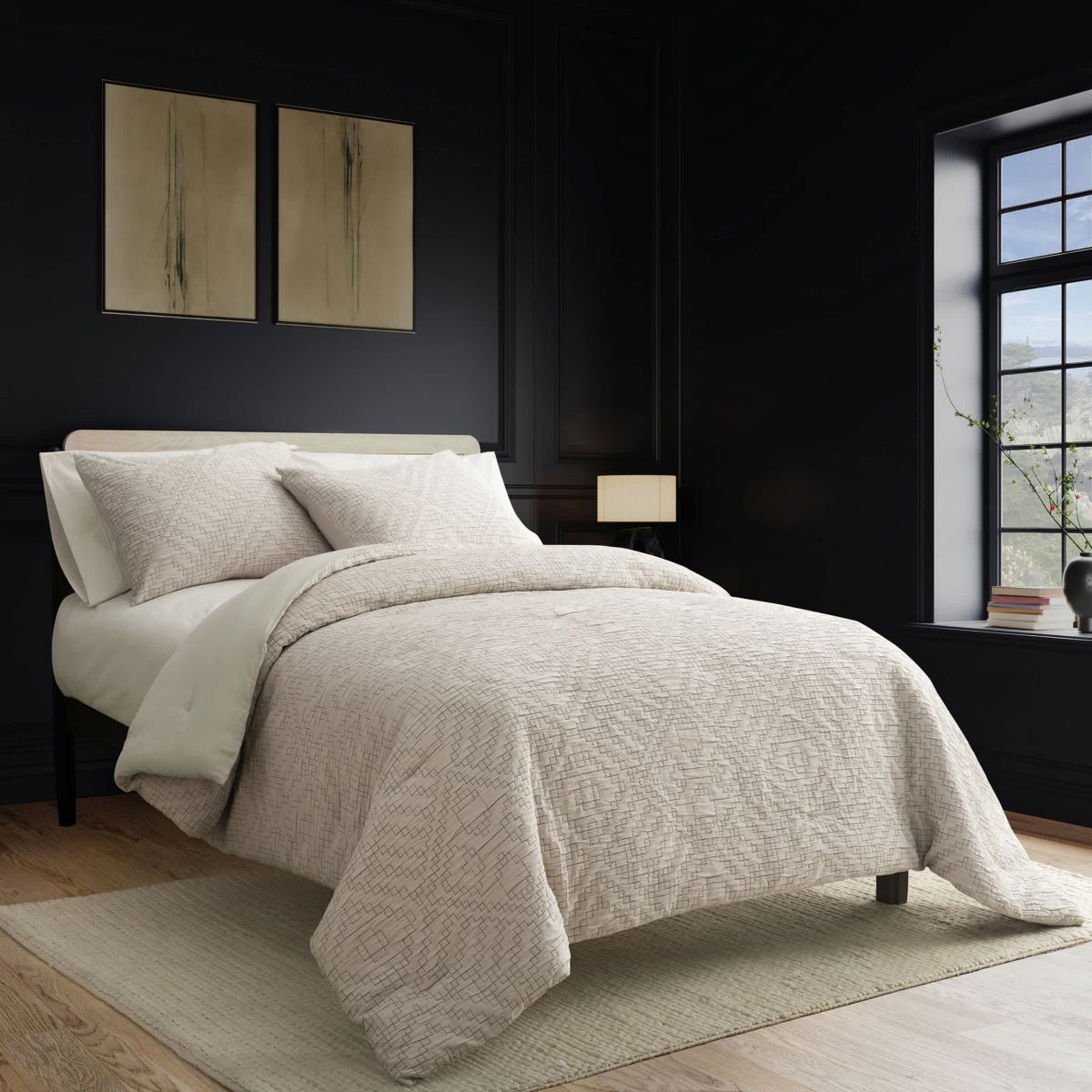 Veyre Global Geometric Comforter Set
