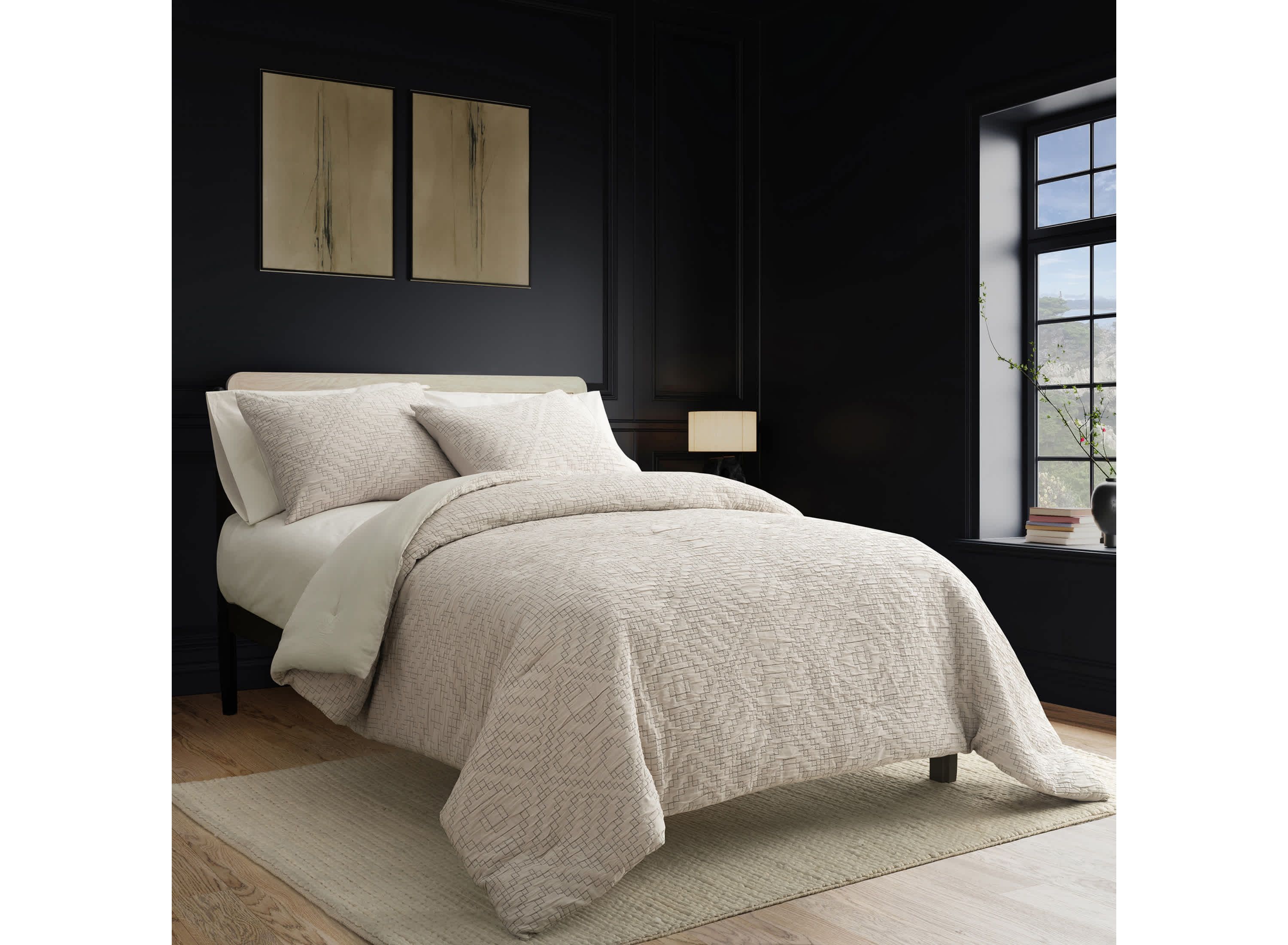 Veyre Global Geometric Comforter Set