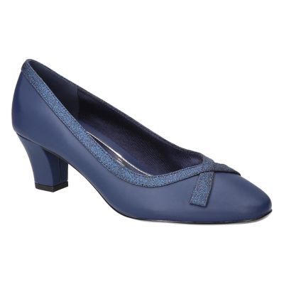 Easy Street Women's Kata Pumps, Navy Blue, 10W