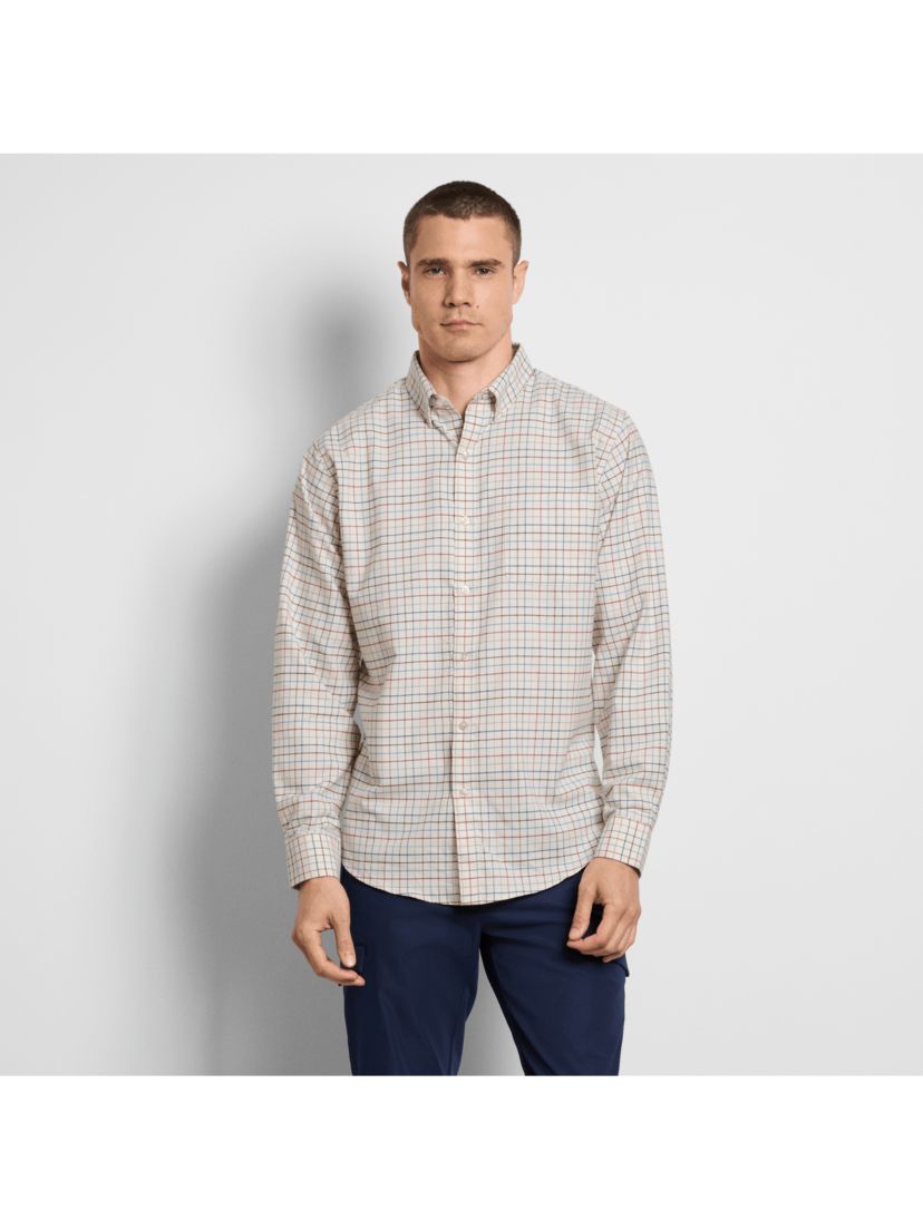Weekend Twill Long Sleeve Tattersall Shirt