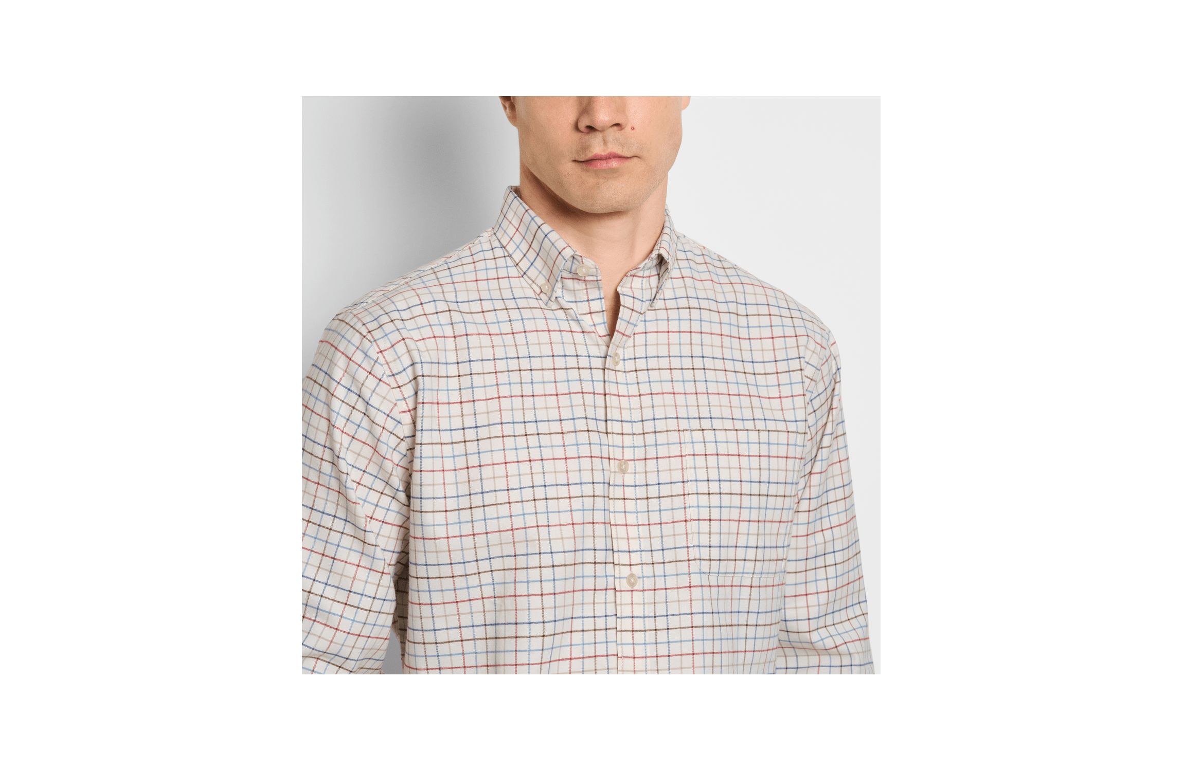 Weekend Twill Long Sleeve Tattersall Shirt