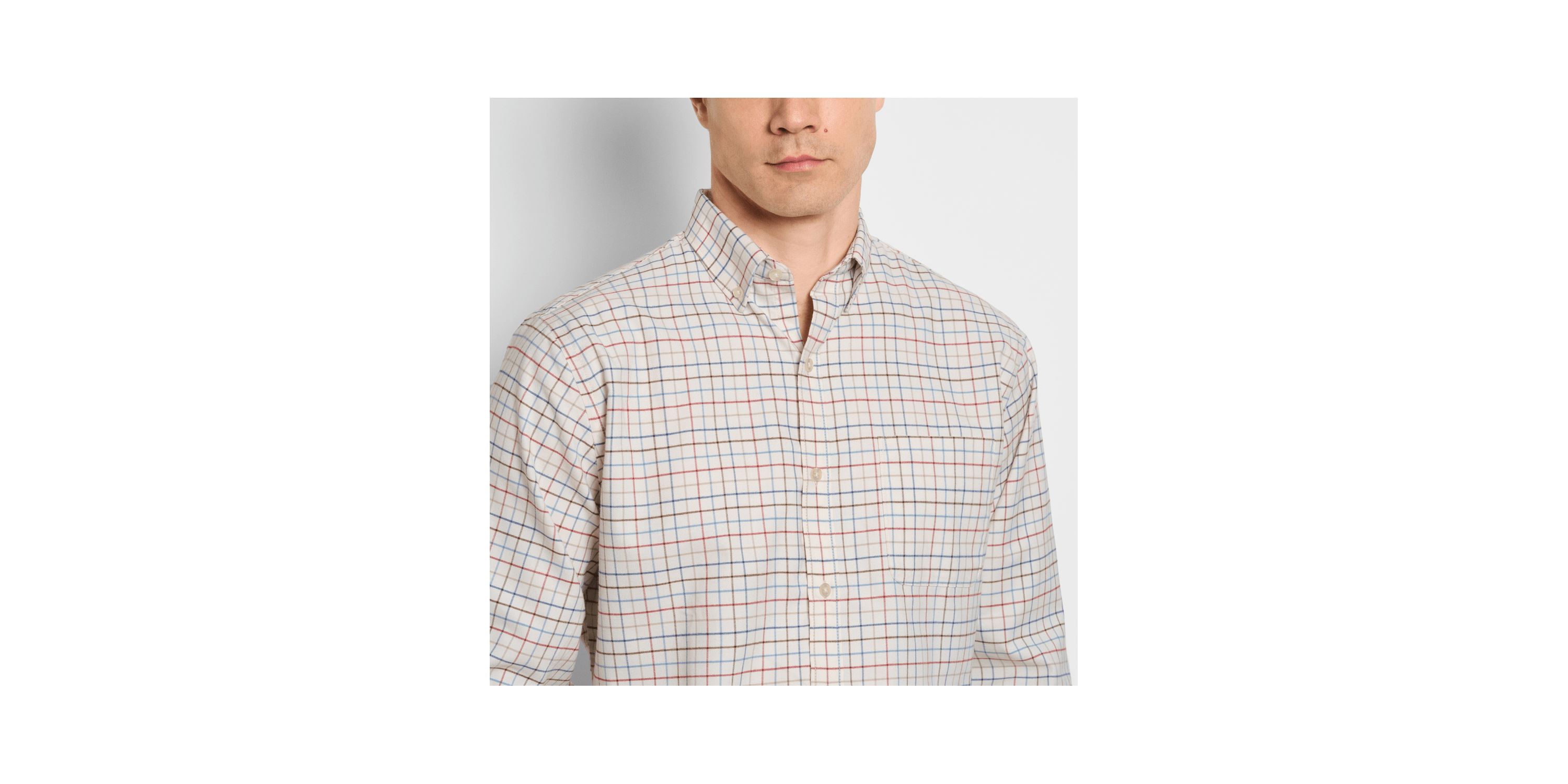 Weekend Twill Long Sleeve Tattersall Shirt