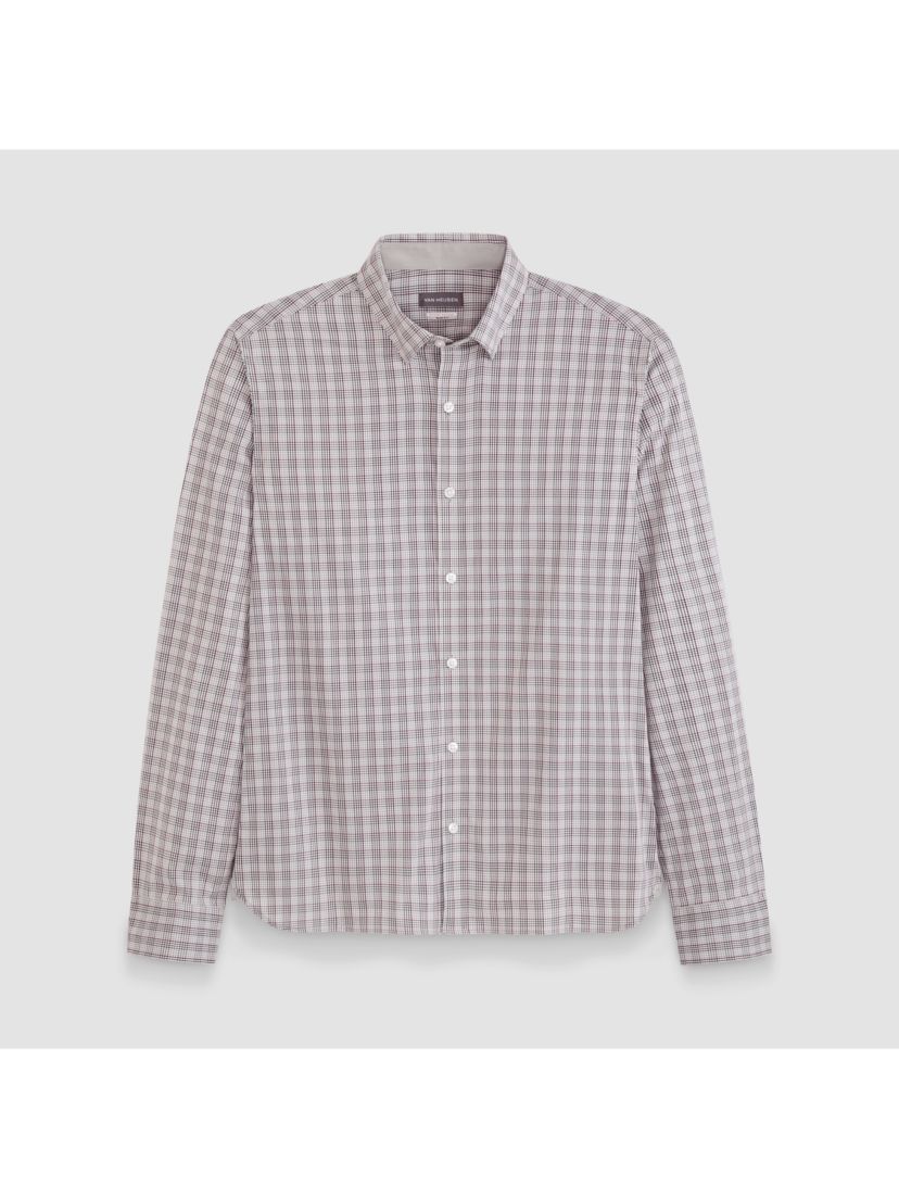 Cronbie Long Sleeve Stainshield Tattersall Shirt