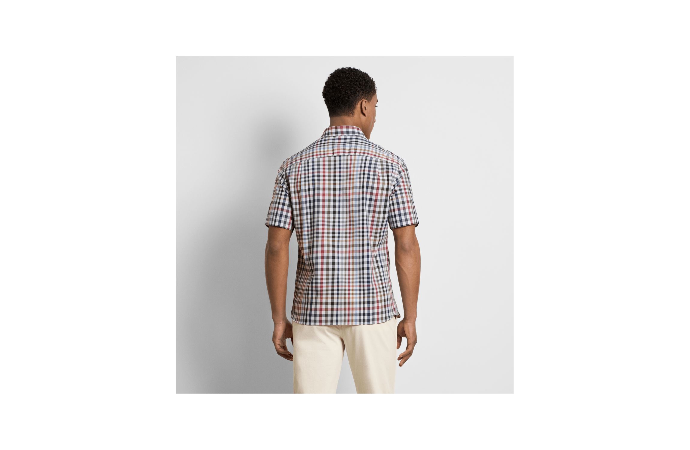 Folsen Stainshield Short Sleeve Tattersall Shirt