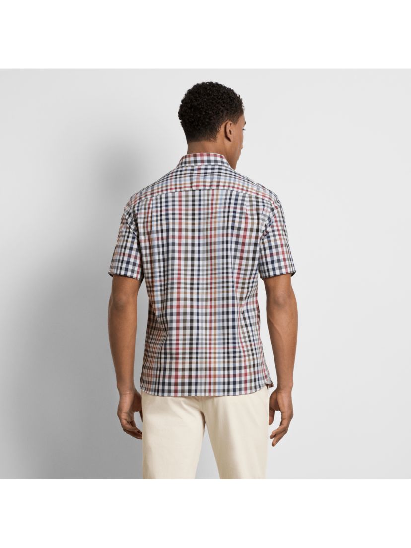 Folsen Stainshield Short Sleeve Tattersall Shirt