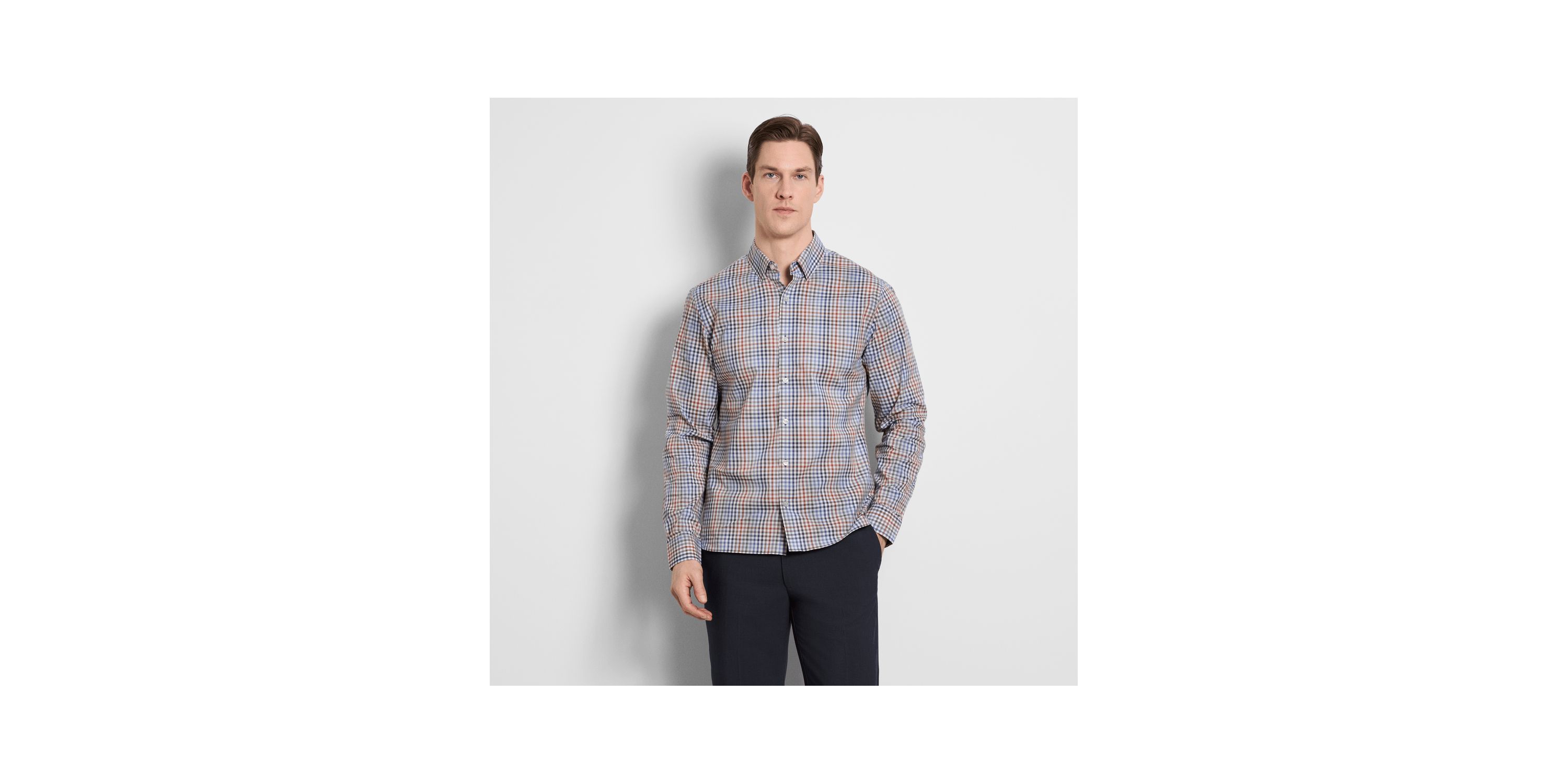Cronbie Long Sleeve Stainshield T/Sall Shirt
